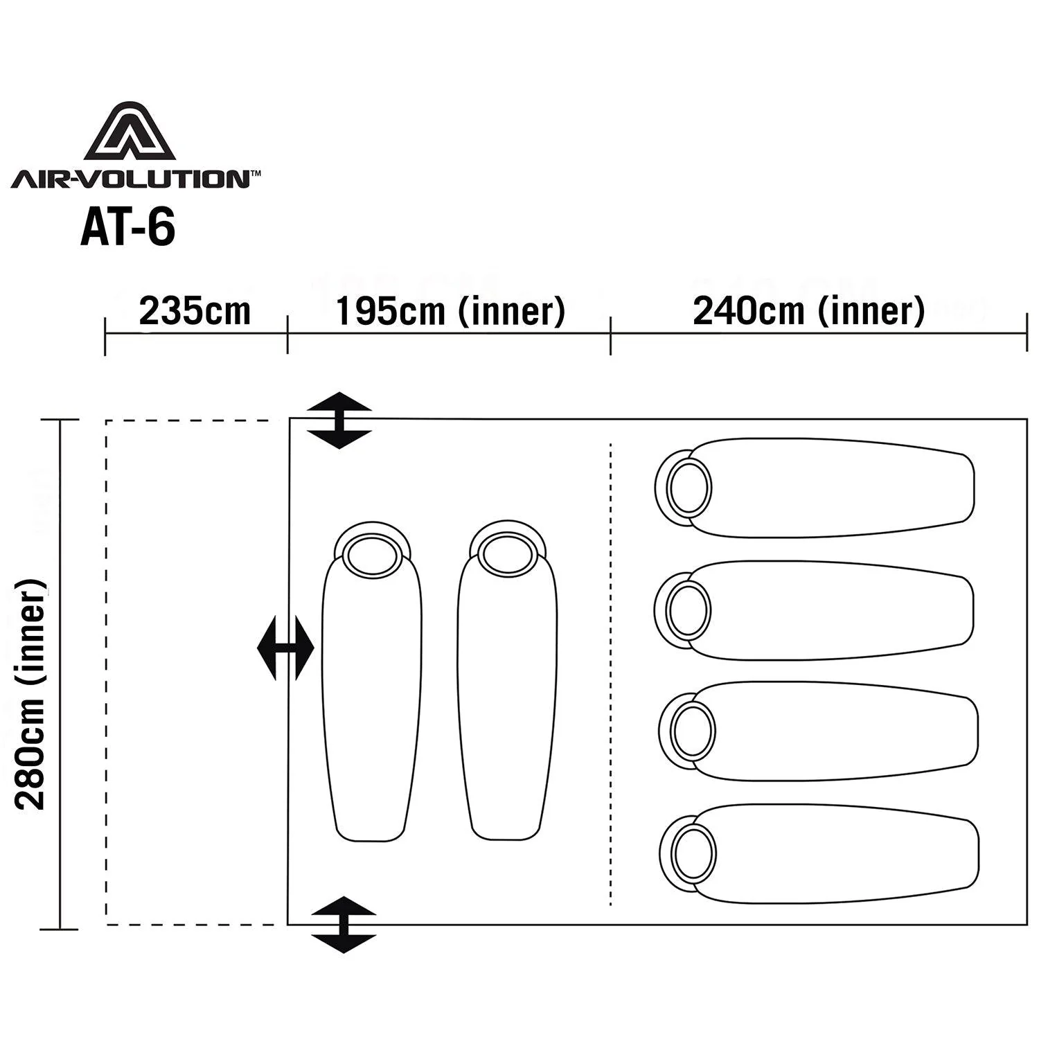 AIR-VOLUTION AT-6 TENT - Image 11