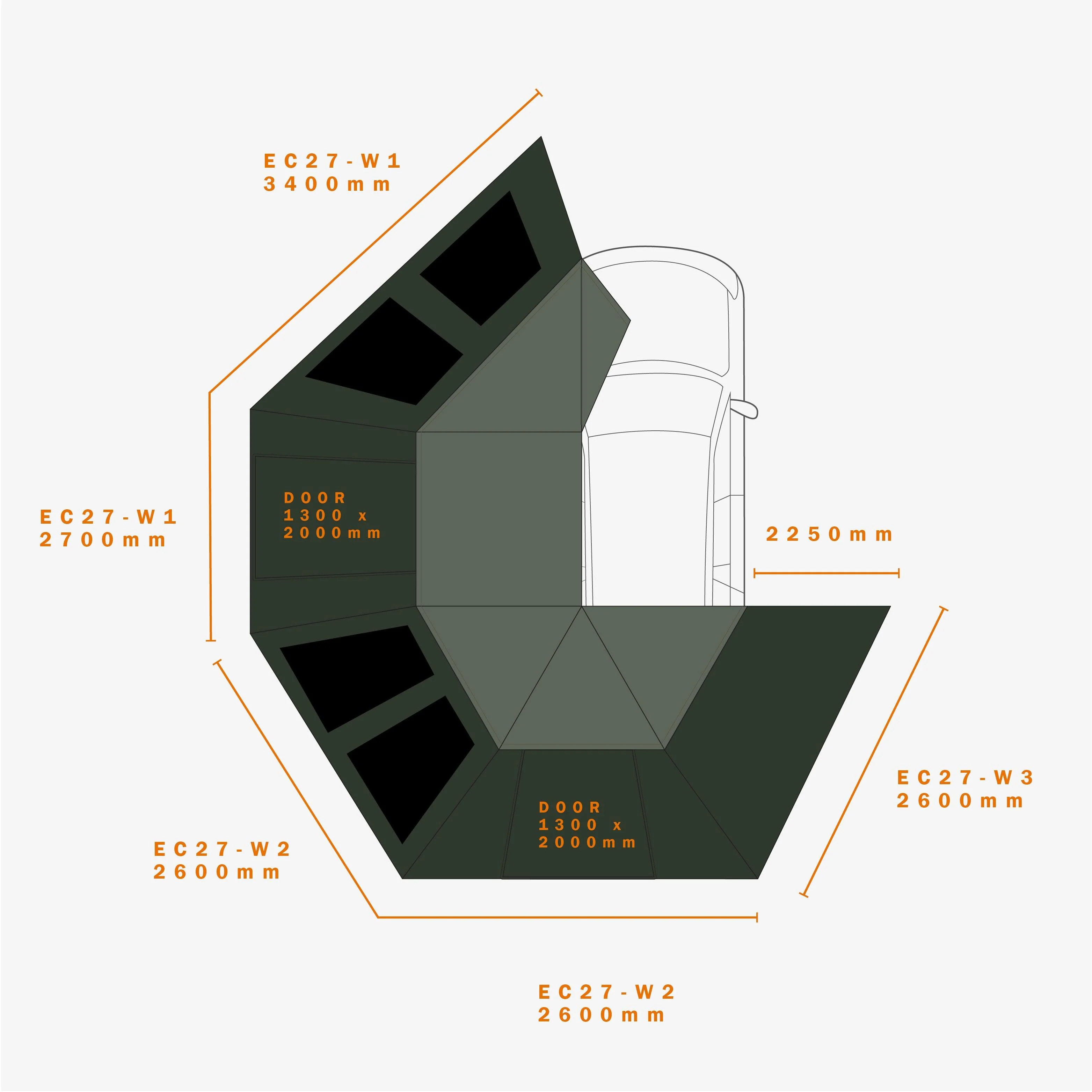 ECO ECLIPSE 270 AWNING WALLSET - Image 16