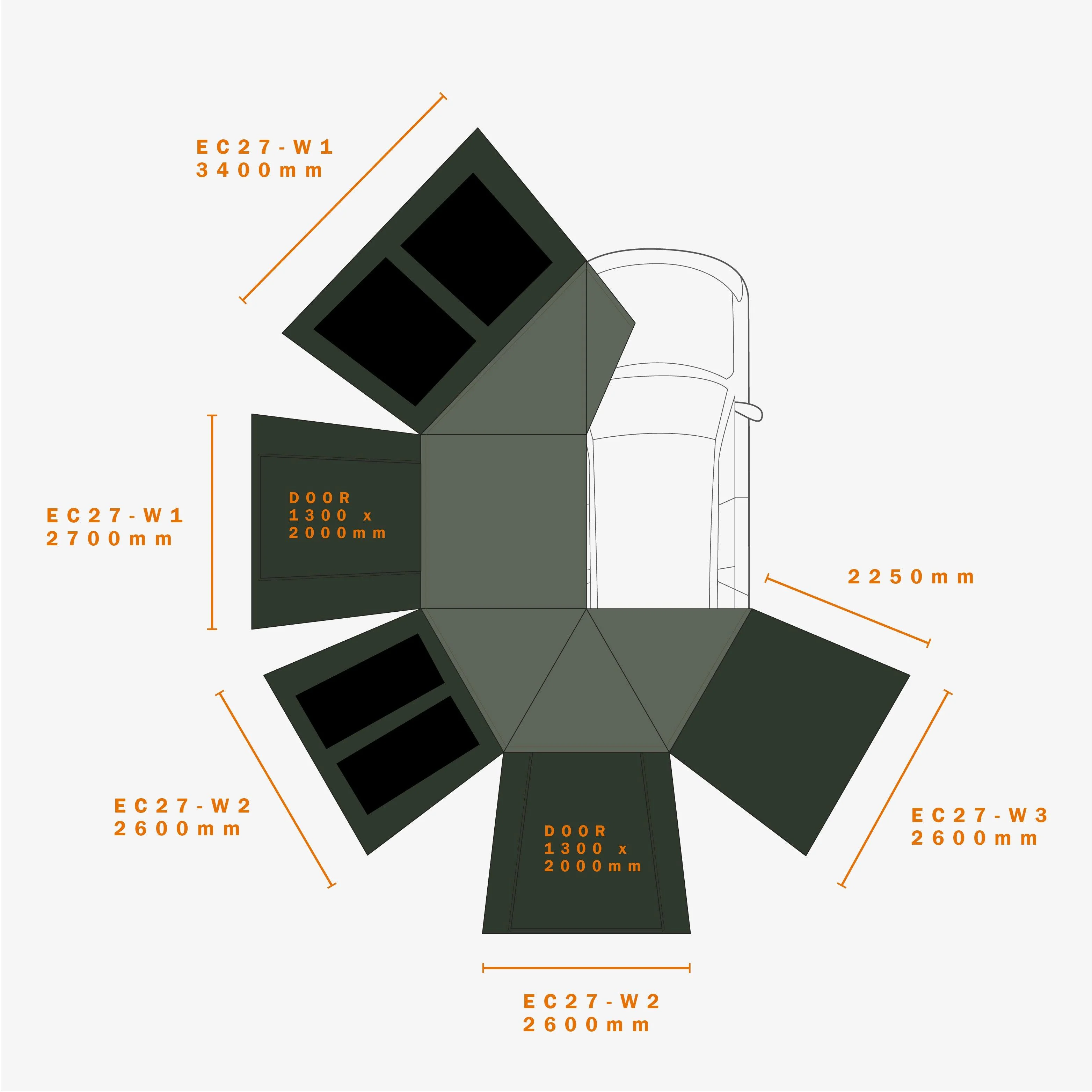ECO ECLIPSE 270 AWNING WALLSET - Image 17