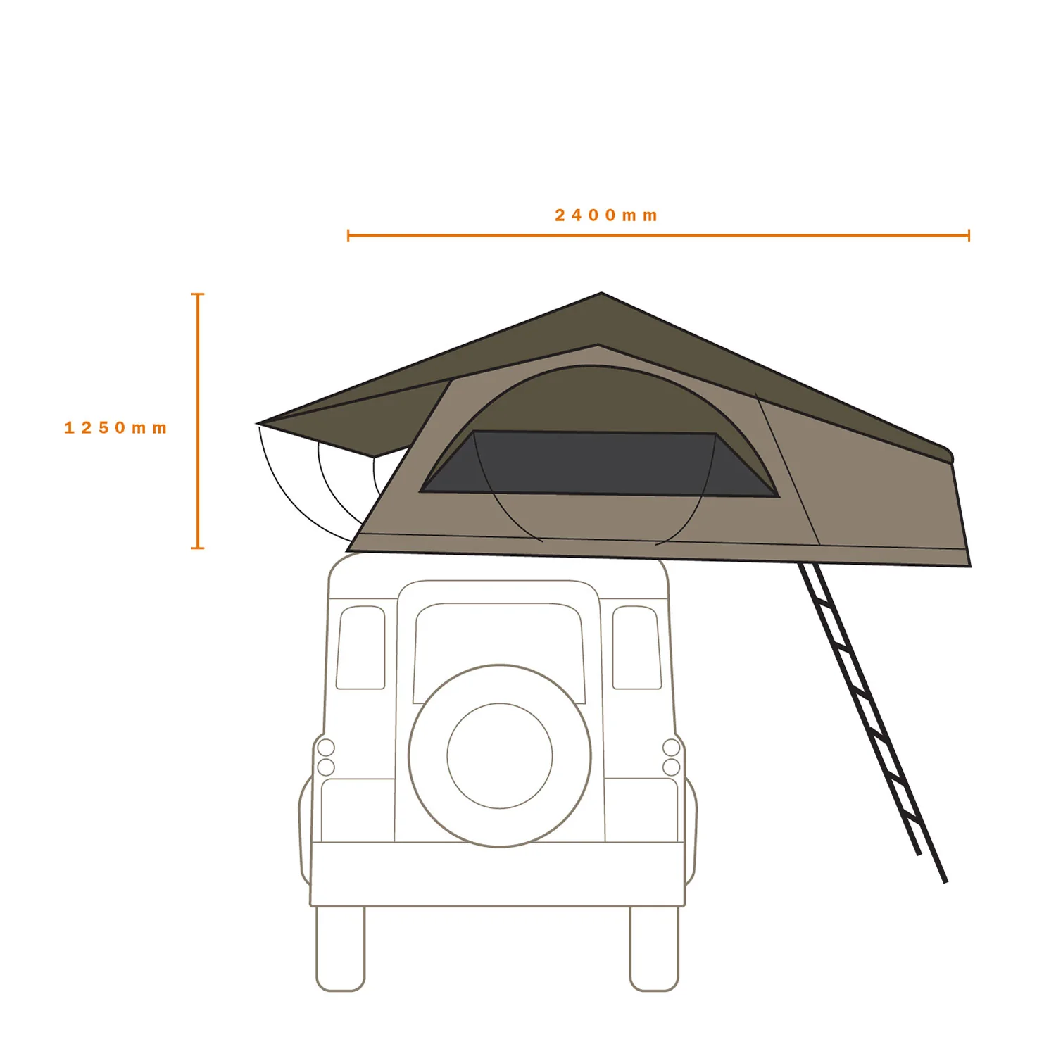 HI-VIEW 1600 ROOF TOP TENT - Image 17