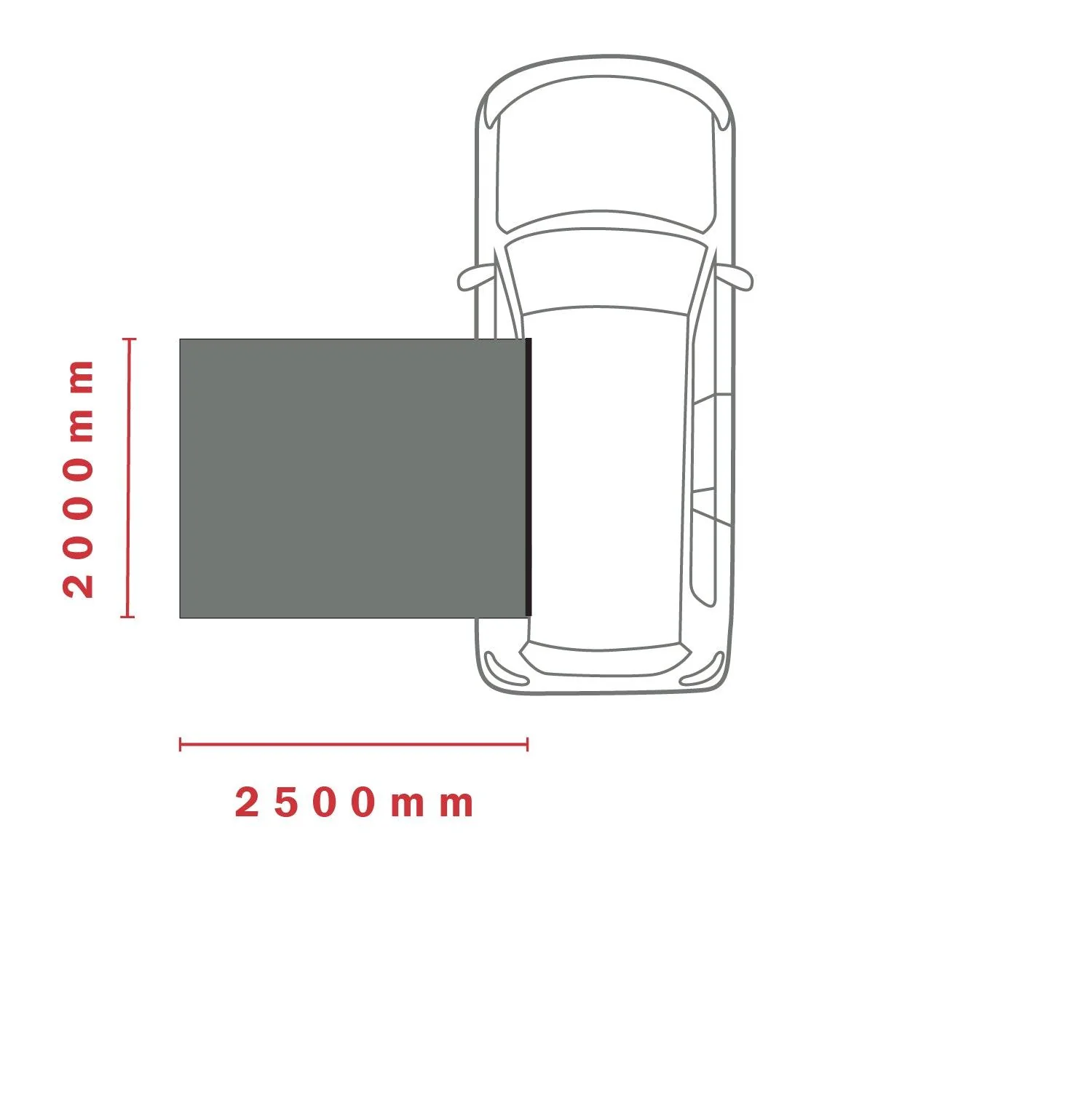 KOZI SIDE AWNING 2 X 2.5M - Image 8