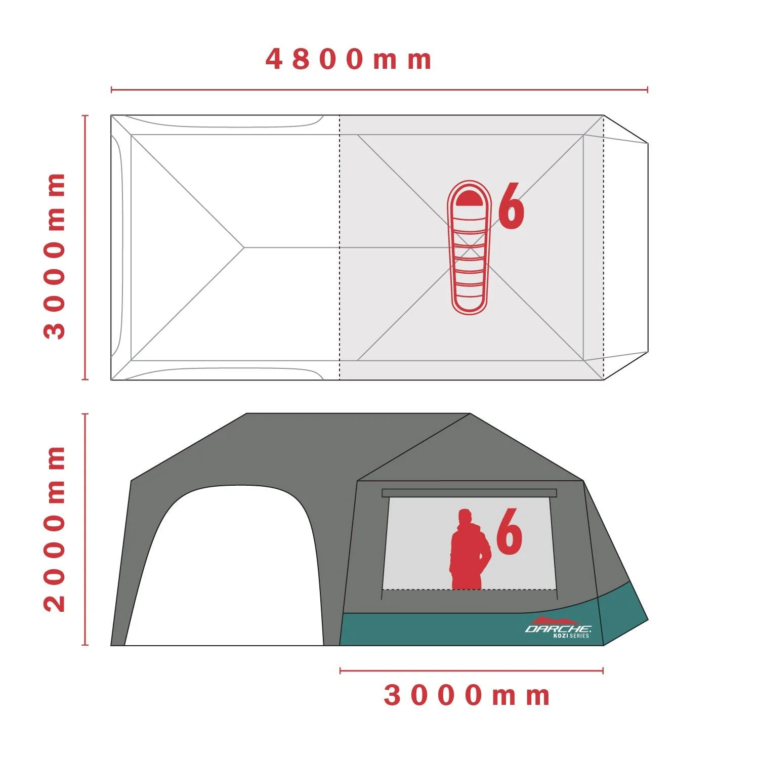 KOZI 6P INSTANT TENT - Image 16